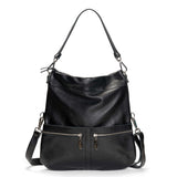 Mini Lauren 6-in-1 Convertible Leather Crossbody Bag - Noche