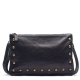 Nikki Studded Crossbody Bag - Black Sand