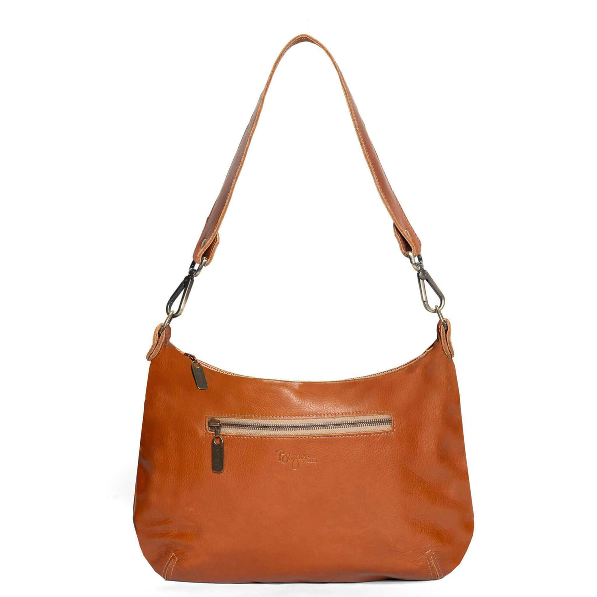 Hobo Crossbody bag, Rust Italian leather, made in USA, Handbags, Hobo Crossbody, Brynn Capella