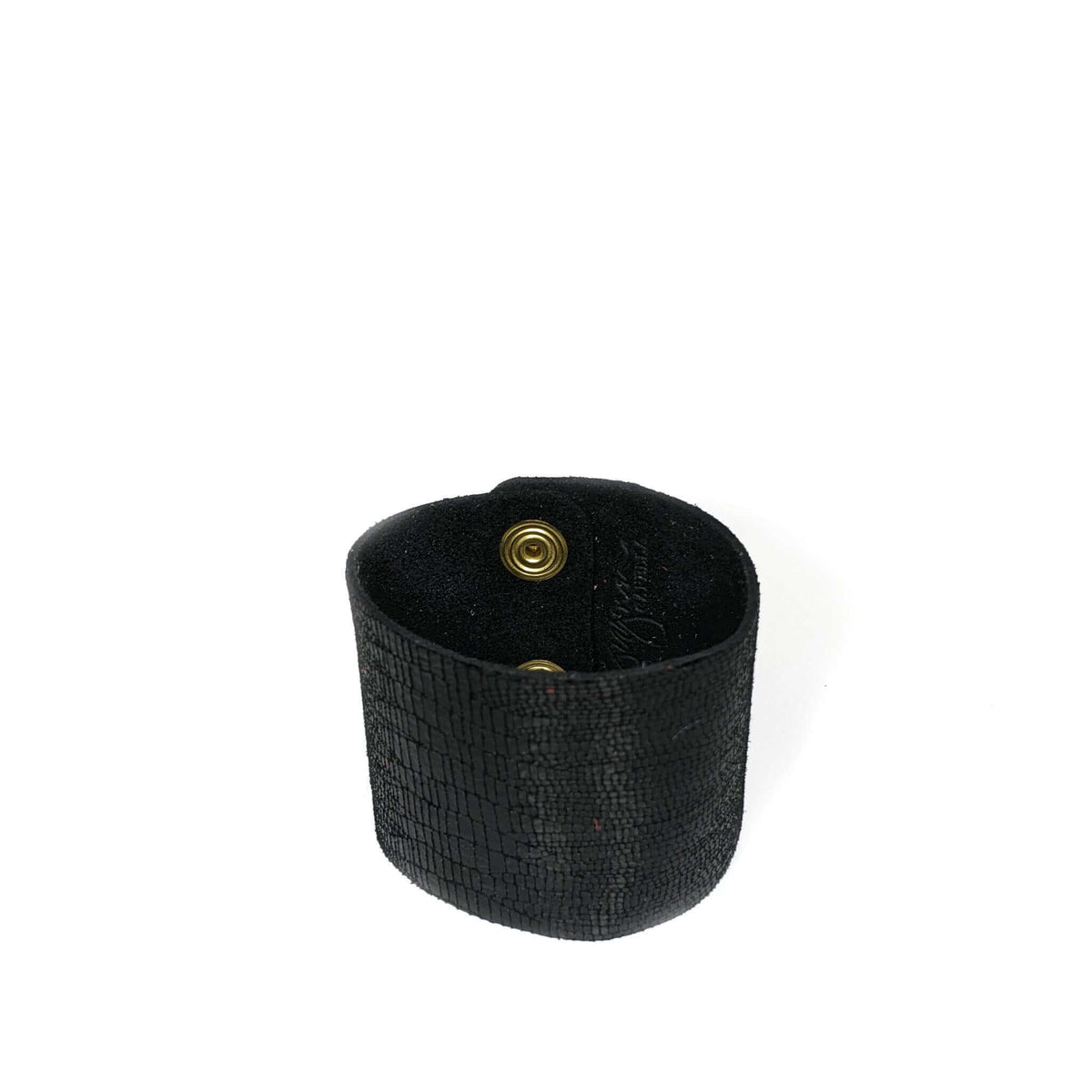 Suede Bracelet, Black Lizard | Brynn Capella, USA Leather Goods, Bracelets, Leather Bracelet, Brynn Capella