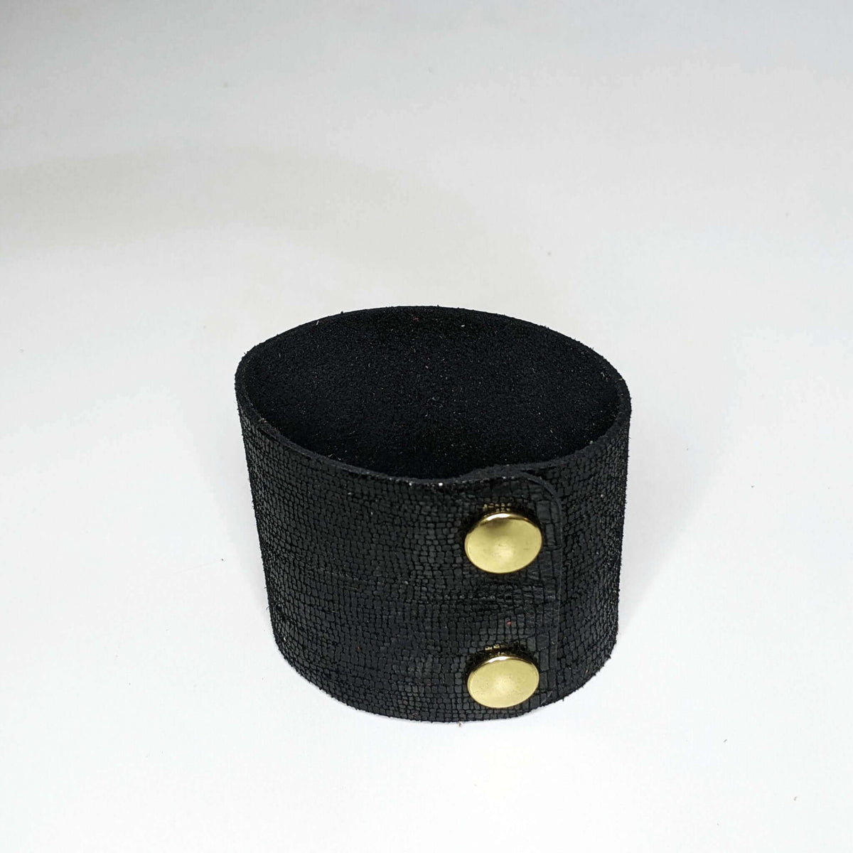 Suede Bracelet, Black Lizard | Brynn Capella, USA Leather Goods, Bracelets, Leather Bracelet, Brynn Capella
