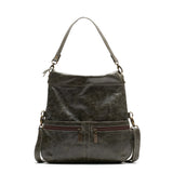 Mini Lauren 6-in-1 Convertible Leather Crossbody Bag - River Rock