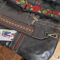 Diamonds print guitar bag strap, Bryan Capella, made in the USA